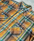 Medium - Vintage 70s DeeCee Plaid Western Pearlsnap Shirt
