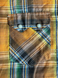 Medium - Vintage 70s DeeCee Plaid Western Pearlsnap Shirt