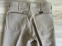 Classic Wrangler Wrancher Khaki Polyester Western Dress Jeans (30x34)