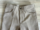 Classic Wrangler Wrancher Khaki Polyester Western Dress Jeans (30x34)