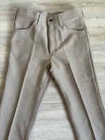 Classic Wrangler Wrancher Khaki Polyester Western Dress Jeans (30x34)