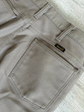 Classic Wrangler Wrancher Tan Polyester Western Dress Jeans (32 waist)