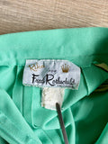 Vintage 60s Seafoam Green Skirt (small)