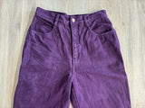 Vintage 90s LA Gear Purple Loose Fit Tapered Jeans (28 Waist)