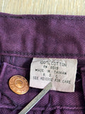 Vintage 90s LA Gear Purple Loose Fit Tapered Jeans (28 Waist)
