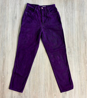 Vintage 90s LA Gear Purple Loose Fit Tapered Jeans (28 Waist)