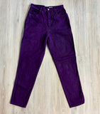 Vintage 90s LA Gear Purple Loose Fit Tapered Jeans (28 Waist)