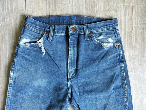Vintage 90s Wrangler 13MWZ Jeans w/Great Patina (31x33)