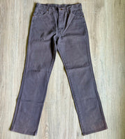 Vintage 90s Wrangler Faded Gray/Purple Western Cowboy Cut Jeans (29 Waist)