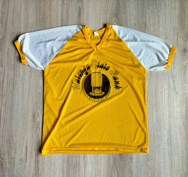 Sm/Med - Vintage 70s Watonga State Bank Oklahoma Mesh Jersey / T-Shirt