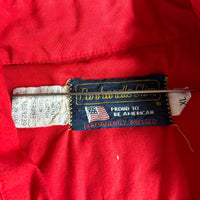 XL- Vintage 80s Panhandle Slim Red Western Bib Front Pearlsnap Shirt