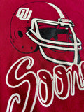 Medium - Vintage 80s Oklahoma University / OU Sooners Jerzees Football Sweatshirt