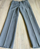Gray Vintage 80s Levis Gray Tab Polyester Western Dress Jeans / Pants (32-33 waist)