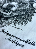 Small - Vintage 80s Bear / Tahquamenon Falls Michigan Tourist Sweatshirt
