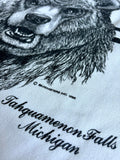 Small - Vintage 80s Bear / Tahquamenon Falls Michigan Tourist Sweatshirt