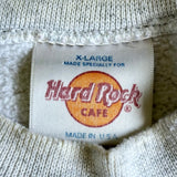 XL - Vintage 90s Hard Rock Nashville Light Gray Sweatshirt