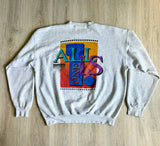 XL - Vintage 90s Hard Rock Nashville Light Gray Sweatshirt