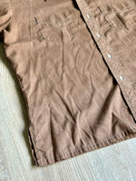 L/XL - Vintage 50s/60s Golden Touch Brown Chambray Leisure Shirt