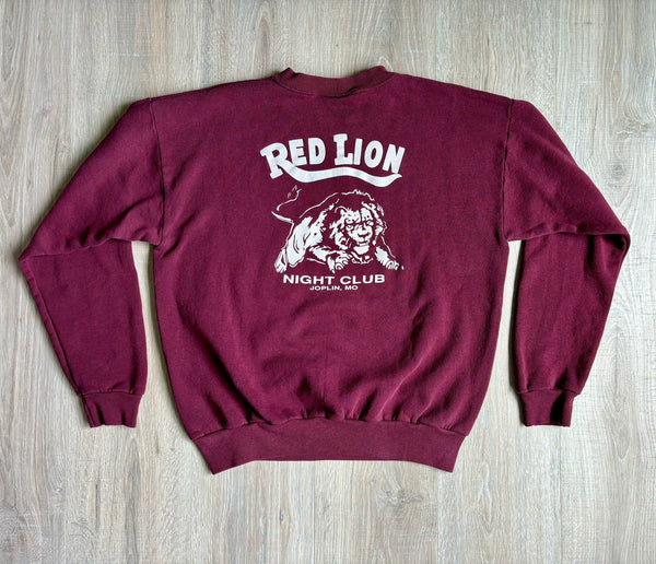 Medium - Vintage 80s Red Lion Club Joplin Missouri Lee Sweatshirt