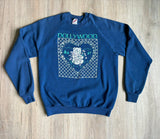 Sm/Med - Vintage 80s Dollywood / Bear Faded Blue Sweatshirt