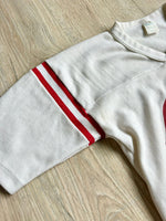 S/XS - Vintage 70s Cincinatti Reds Baseball Raglan / Jersey / T-Shirt