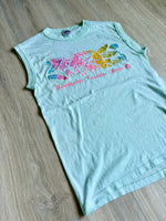 Small - Vintage 80s Shelbyville Triathlon 1986 Sleeveless T-Shirt / Tank