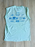 Small - Vintage 80s Shelbyville Triathlon 1986 Sleeveless T-Shirt / Tank