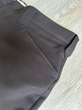 Vintage 80s Chocolate Brown Polyester Western Suit Pants (36 Waist)