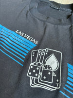 Medium - Vintage 80s Las Vegas Casino Cards Dice T-Shirt