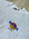 XL - Vintage 90s Hard Rock Nashville Light Gray Sweatshirt