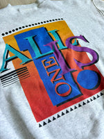 XL - Vintage 90s Hard Rock Nashville Light Gray Sweatshirt