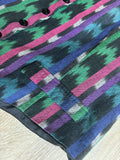 Sm/Med - Vintage 90s Vertical Southwestern Abstract Striped Vest