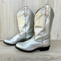 Womens 6 Wrangler Silver Roper Cowboy Boots