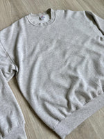 Large - Vintage 80s Jerzees Plain Heather Gray Sweatshirt