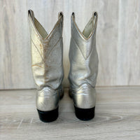 Womens 6 Wrangler Silver Roper Cowboy Boots