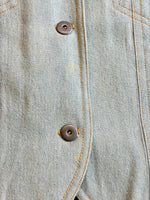 Vintage 70s Western Denim Vest (Unisex M/L)