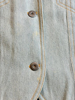 Vintage 70s Western Denim Vest (Unisex M/L)