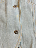Vintage 70s Western Denim Vest (Unisex M/L)