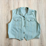 Vintage 70s Western Denim Vest (Unisex M/L)