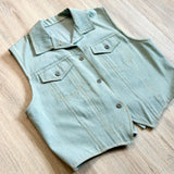 Vintage 70s Western Denim Vest (Unisex M/L)