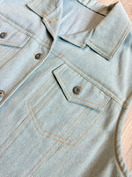 Vintage 70s Western Denim Vest (Unisex M/L)