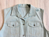 Vintage 70s Western Denim Vest (Unisex M/L)