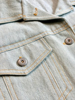 Vintage 70s Western Denim Vest (Unisex M/L)