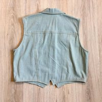 Vintage 70s Western Denim Vest (Unisex M/L)