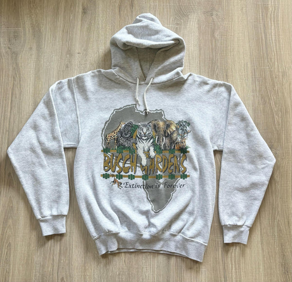 Medium - Vintage 90s Busch Gardens Zoo Hoodie Sweatshirt