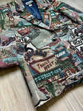 Vintage 90s Hamilton Route 66 / Travel Tapestry Blazer (Women's Medium)
