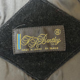 Vintage 80s Black Crushed Velvet Blazer / Sport Coat (Womens XS/S)