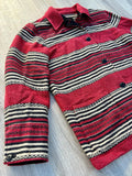 Classic Ralph Lauren Southwestern / Serape Striped Overcoat / Jacklet (Womens Medium)
