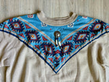 Vintage 80s Pannill Aztec / Southwestern Bandana Sweatshirt (Women’s M/L)