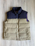 Med/Lrg - Classic Patagonia Two-Tone Beige/Navy Puffer Vest